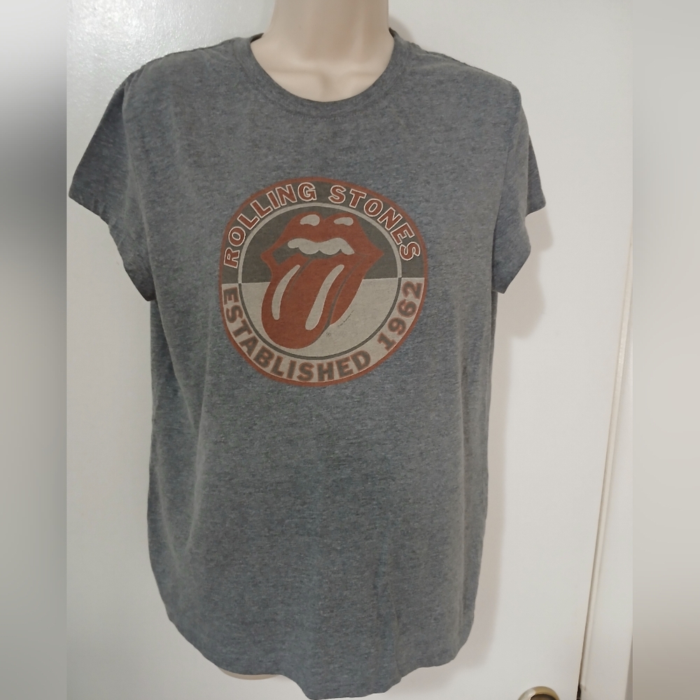 Vintage rolling stones  rockware short sleeve crew neck graphic tee shirt, size,